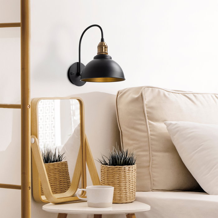 Opviq Varzan - 10840 Lámpara de pared Negro y Antiguo Opviq Varzan - 10840 Lámpara de pared Negro y Antiguo
